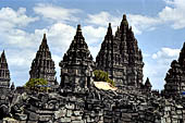 Prambanan - Candi Lara Jonggrang, overview of the temple complex 